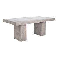 Aurelius Grey Concrete Dining Table