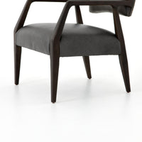 Terance Chaps Ebony Arm Chair