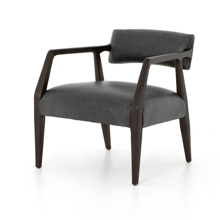 Terance Chaps Ebony Arm Chair