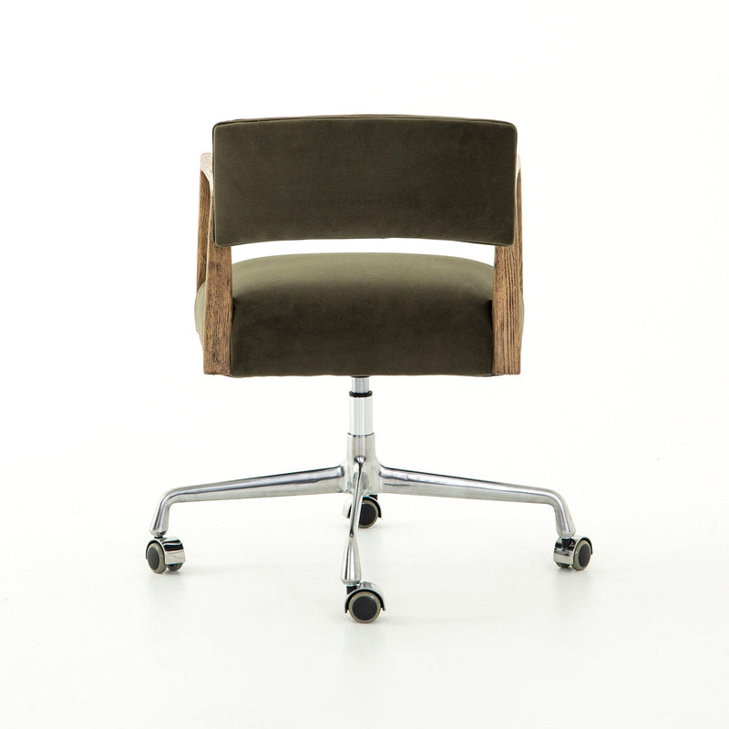Terance Modern Loden Velvet Desk Chair