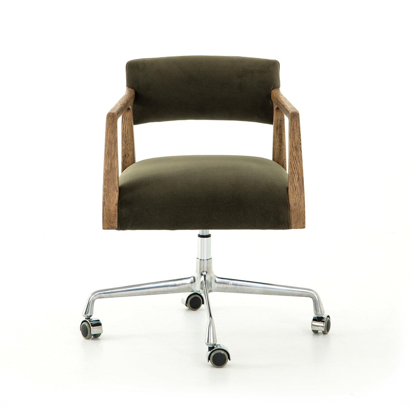 Terance Modern Loden Velvet Desk Chair