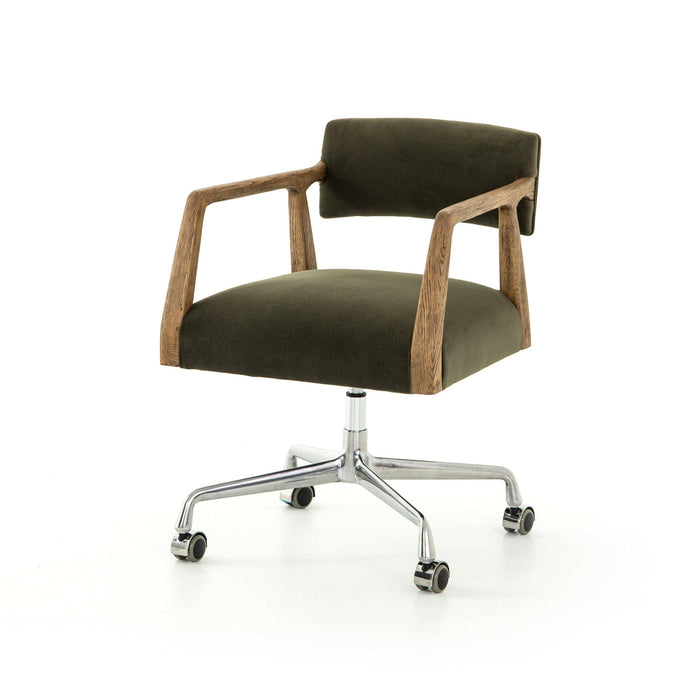 Terance Modern Loden Velvet Desk Chair