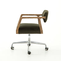 Terance Modern Loden Velvet Desk Chair