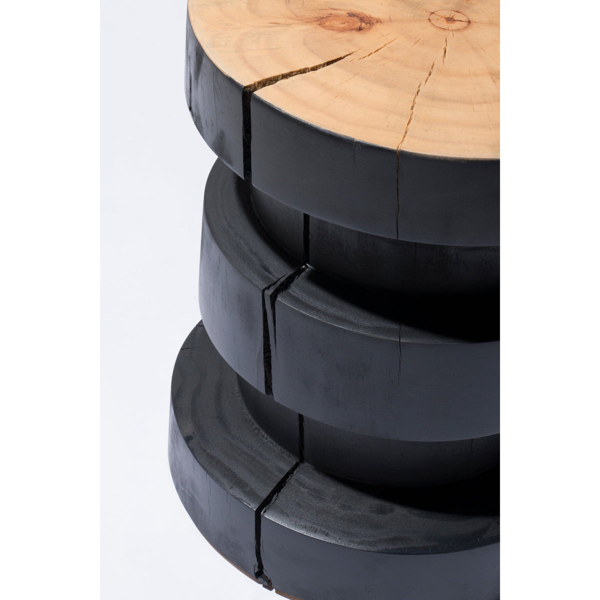 Louie Black Pine End Table