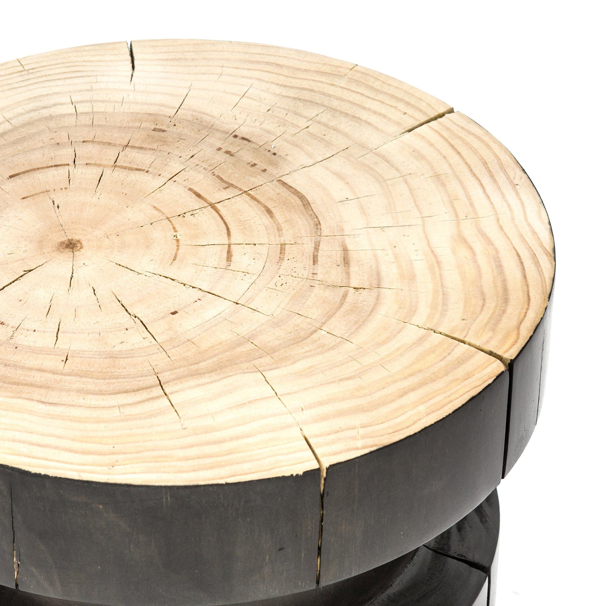 Louie Black Pine End Table