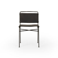 Weston Distressed Black Dining Chair