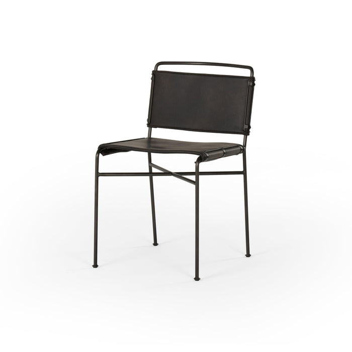 Weston Distressed Black Dining Chair