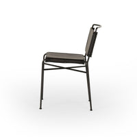 Weston Distressed Black Dining Chair