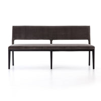 Reece Grey Velvet Dining Bench