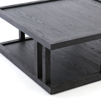 Charleston Drifted Black Coffee Table