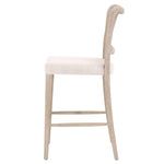 Carly Bisque Gray Oak Counter Stool
