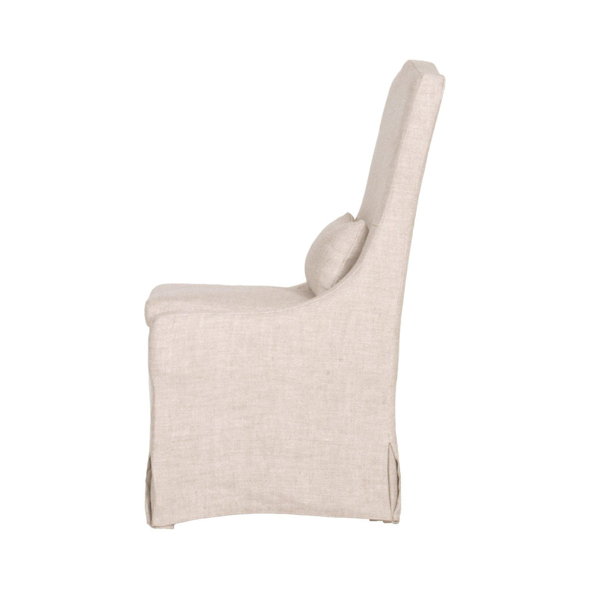 Christine Slipcover Linen Dining Chair, Set of 2