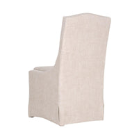 Christine Slipcover Linen Dining Chair, Set of 2