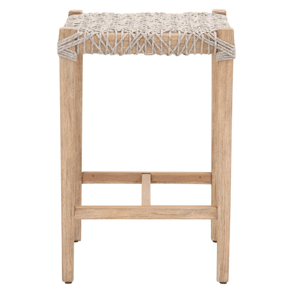 Cassie Rope Backless Counter Stool