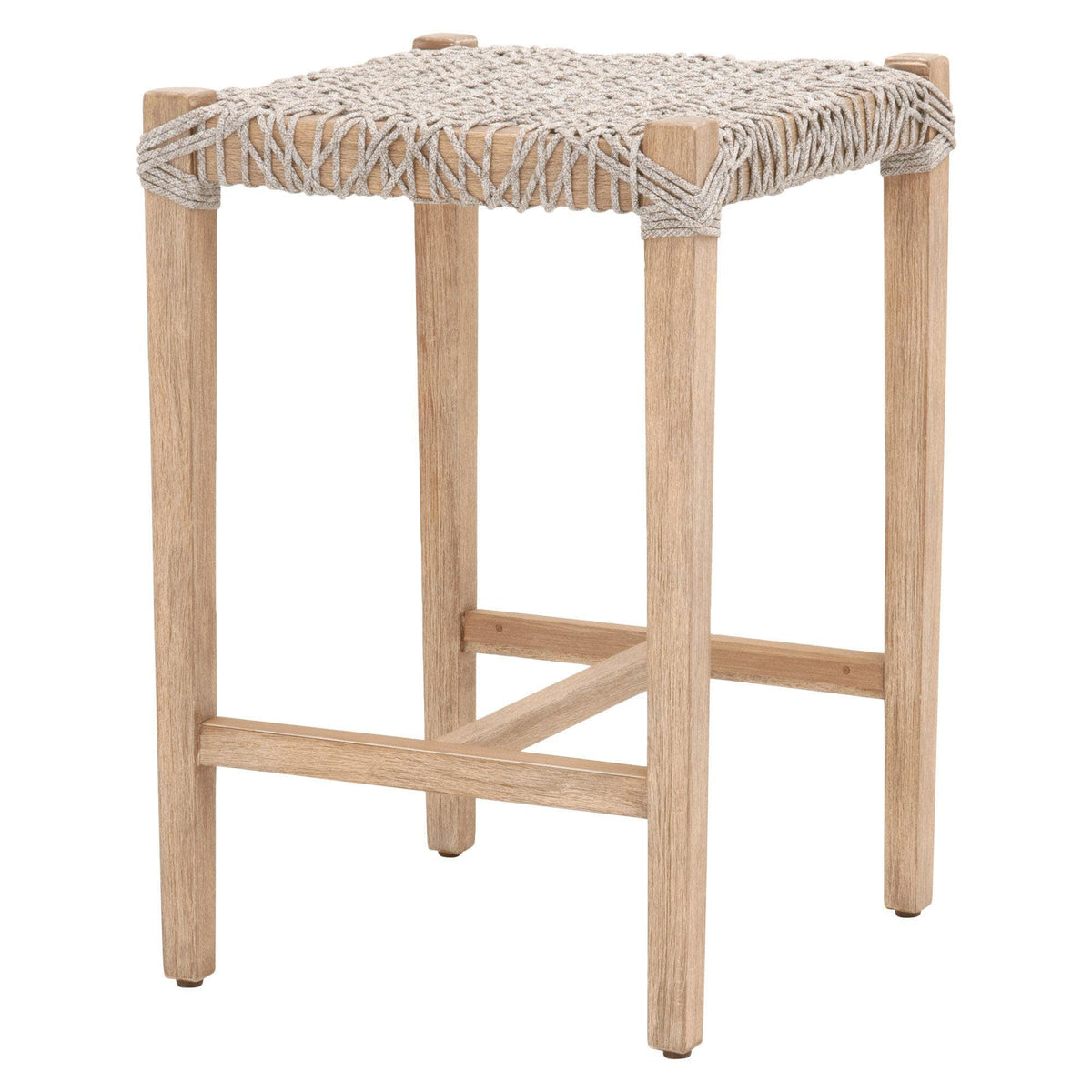 Cassie Rope Backless Counter Stool