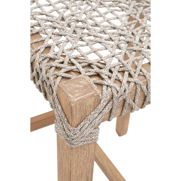 Cassie Rope Backless Counter Stool