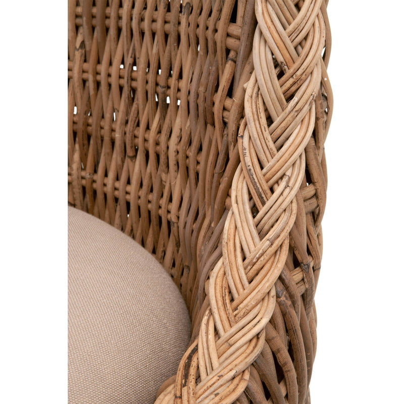 Gresso Wicker Dining Chair, Set of 2