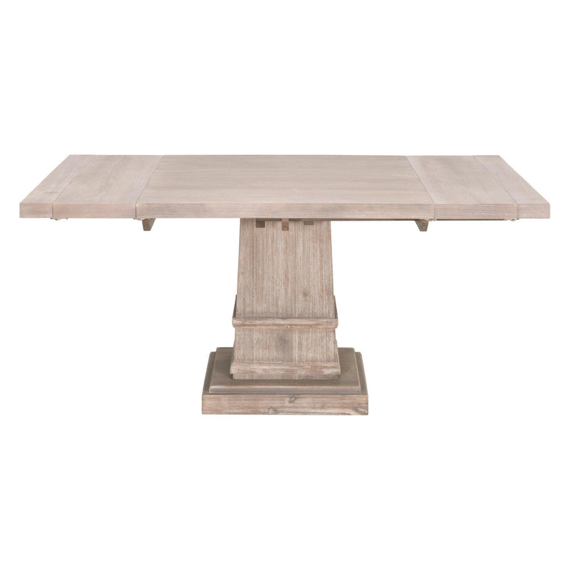 Henry Gray Wood Square Extension Dining Table