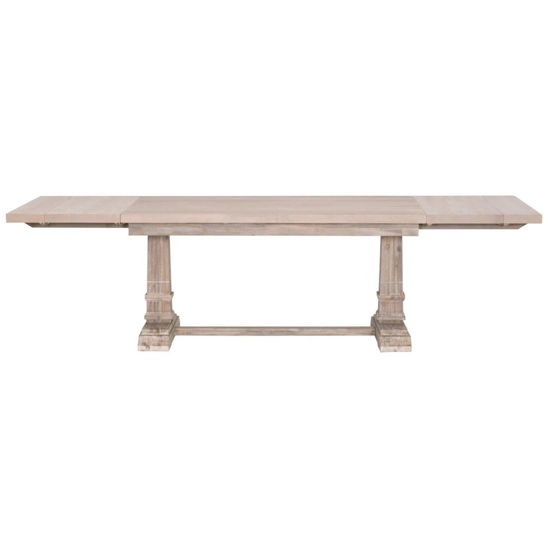 Hudson Gray Wood Extension Dining Table