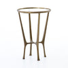 Cagney Aged Brass Accent Table