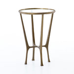 Cagney Aged Brass Accent Table