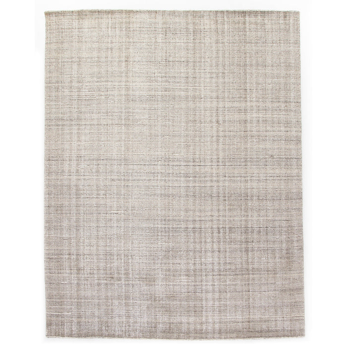 Asher Brown & Cream Wool Rug