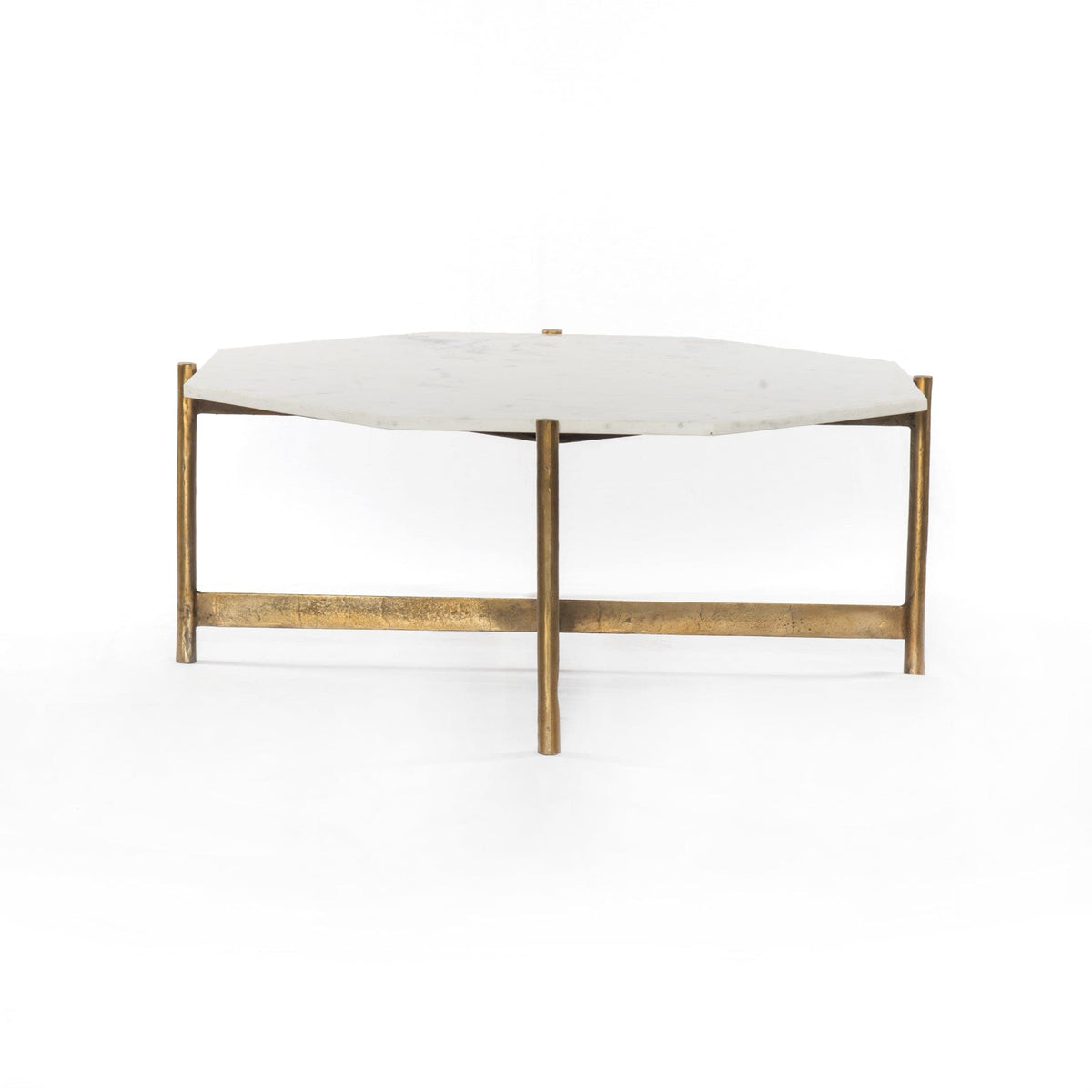 Aubrey Brass Coffee Table