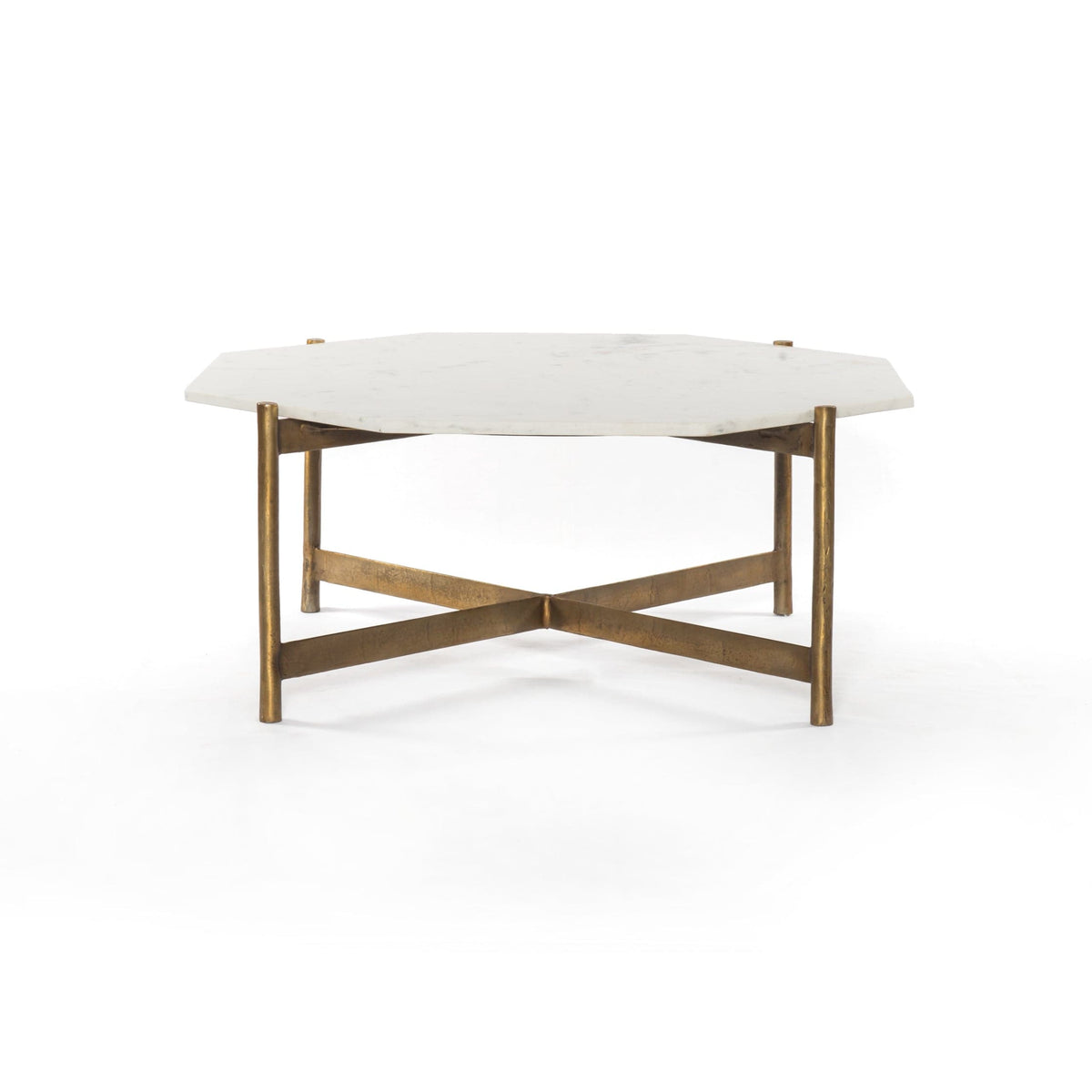 Aubrey Brass Coffee Table