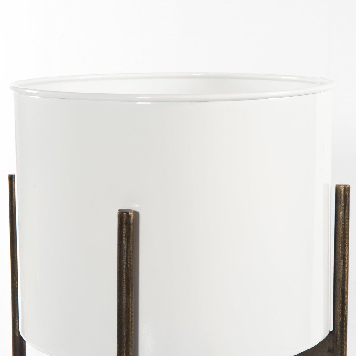 Jade White Gloss Planter