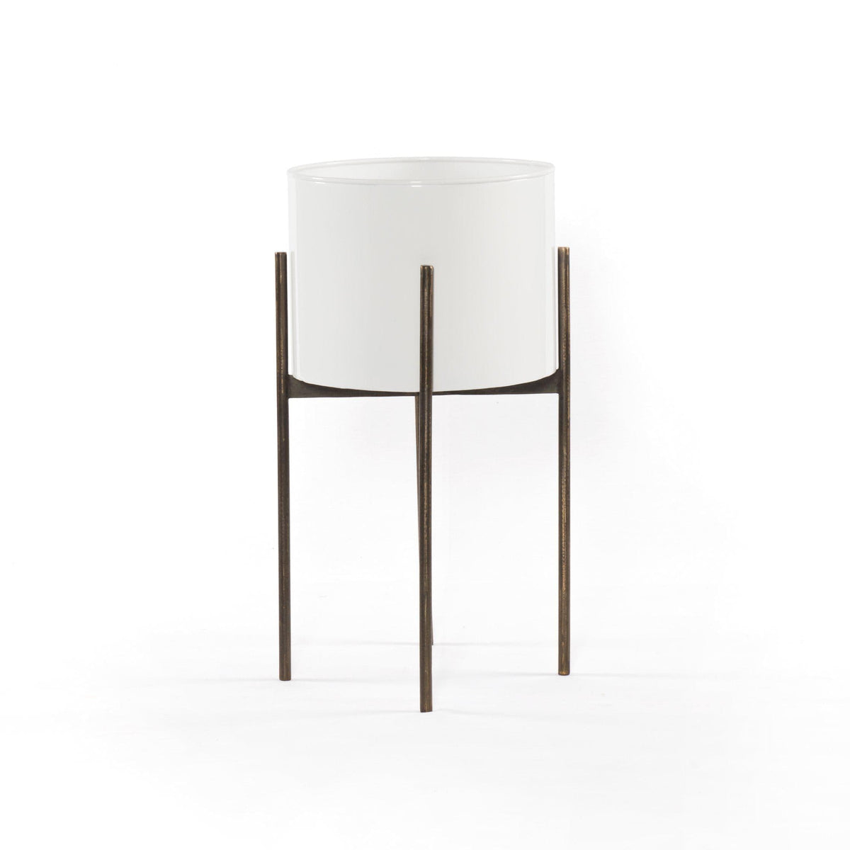 Jade White Gloss Planter