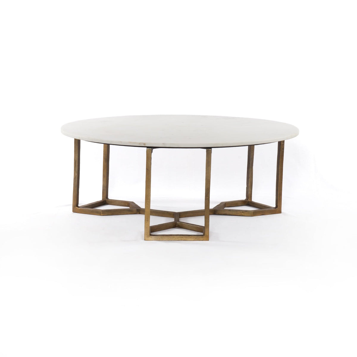 Noel Marble & Brass Coffee Table