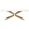 Industry Ivory Concrete Rectangle Dining Table