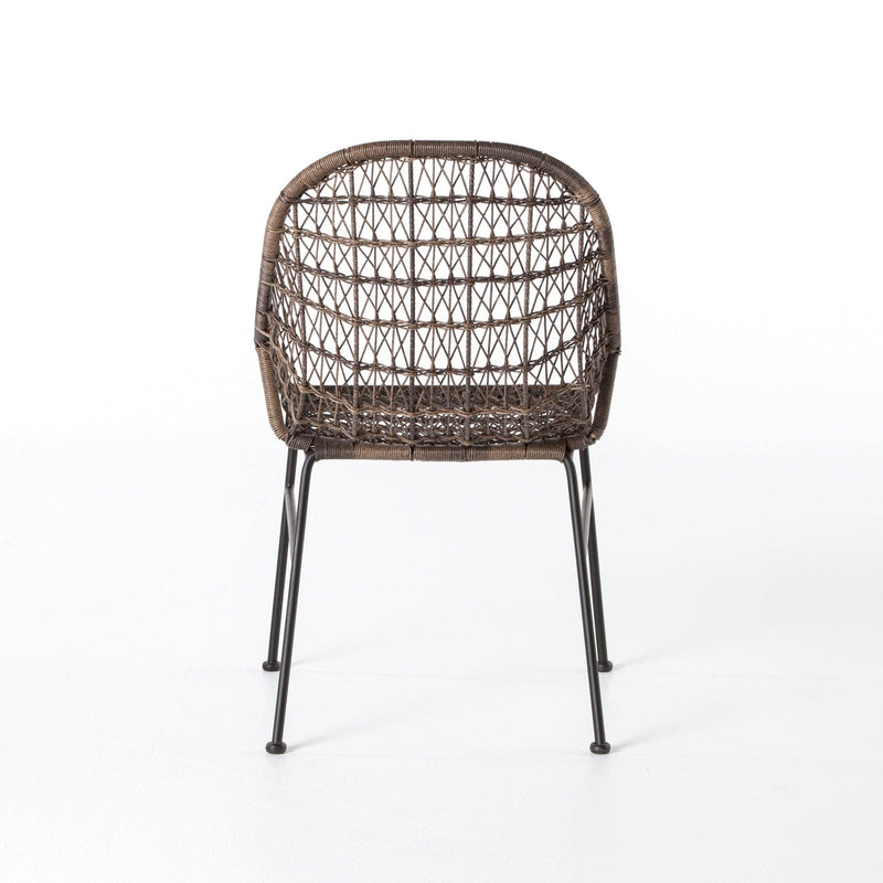 Benito Grey Woven Dining Chair