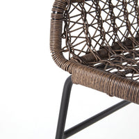 Benito Grey Woven Dining Chair