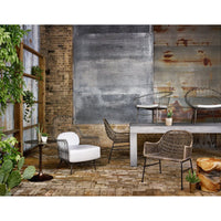 Benito Grey Woven Dining Chair