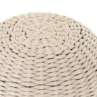 Phillip Natural Rope Outdoor Accent Stool