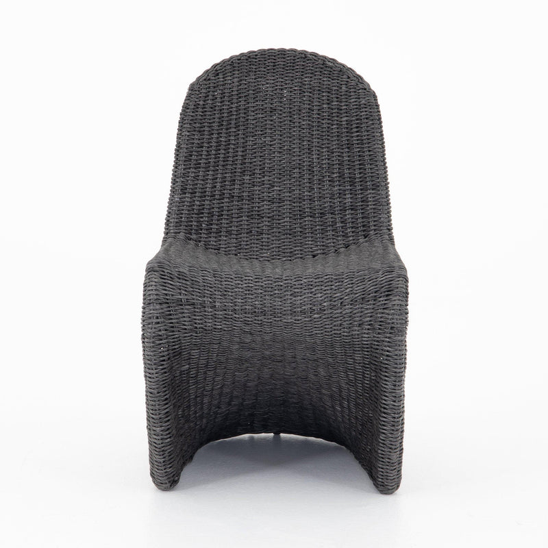 Pierson Charcoal Wicker Dining Chair