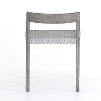 Elva Weathered Grey Outdoor Dining Chair