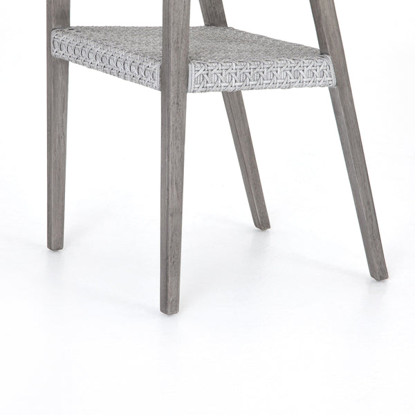 Elva Weathered Grey Outdoor Dining Chair