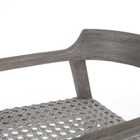 Elva Weathered Grey Outdoor Dining Chair