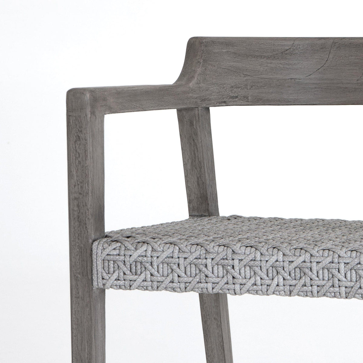 Elva Weathered Grey Outdoor Dining Chair