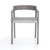 Elva Weathered Grey Outdoor Dining Chair