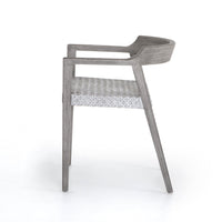 Elva Weathered Grey Outdoor Dining Chair