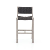 Dalton Grey Teak Outdoor Bar Stool