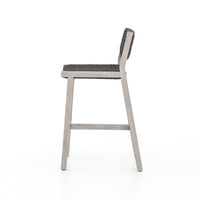 Dalton Grey Teak Outdoor Bar Stool