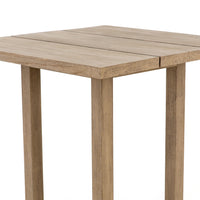 Stetson Brown Teak Outdoor Bar Table