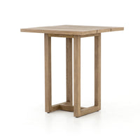 Stetson Brown Teak Outdoor Bar Table