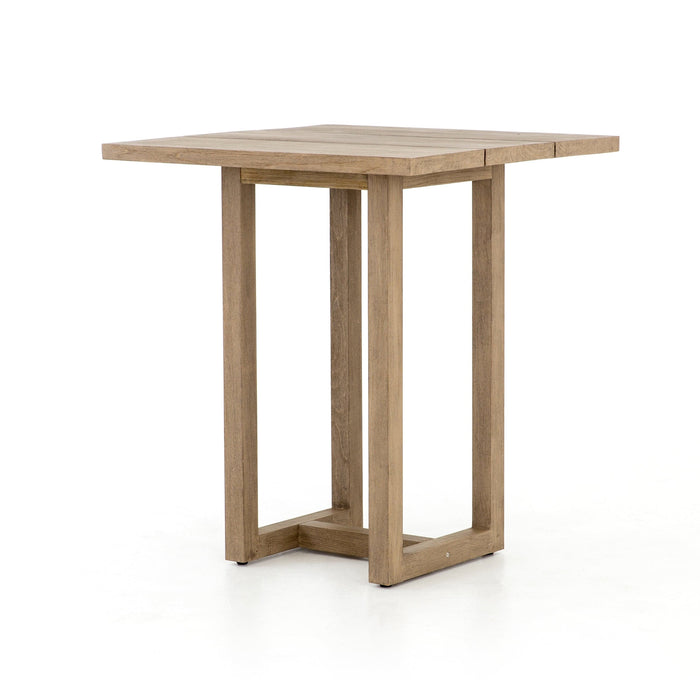 Stetson Brown Teak Outdoor Bar Table