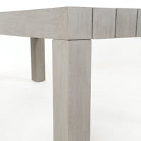 Secilia Grey Teak Outdoor Dining Table