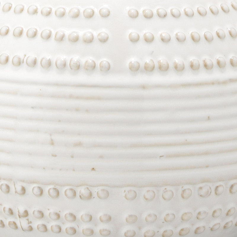 Droplet Table Lamp in White Ceramic